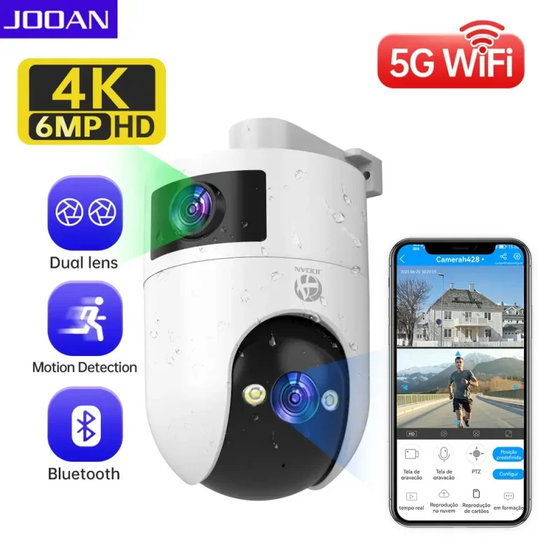 Jooan 4k hd wifi ptz câmera