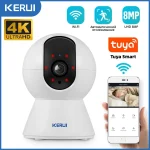 Kerui 5mp 8mp 4k hd tuya inteligente mini wifi câmera