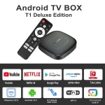 Versão global inteligente streaming media player caixa de tv mortal t1
