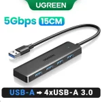 UGREEN-USB 3Hub 4 portas