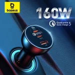 Baseus 160w carregador de carro