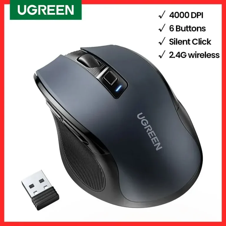 UGREEN Mouse ergonômico sem fio