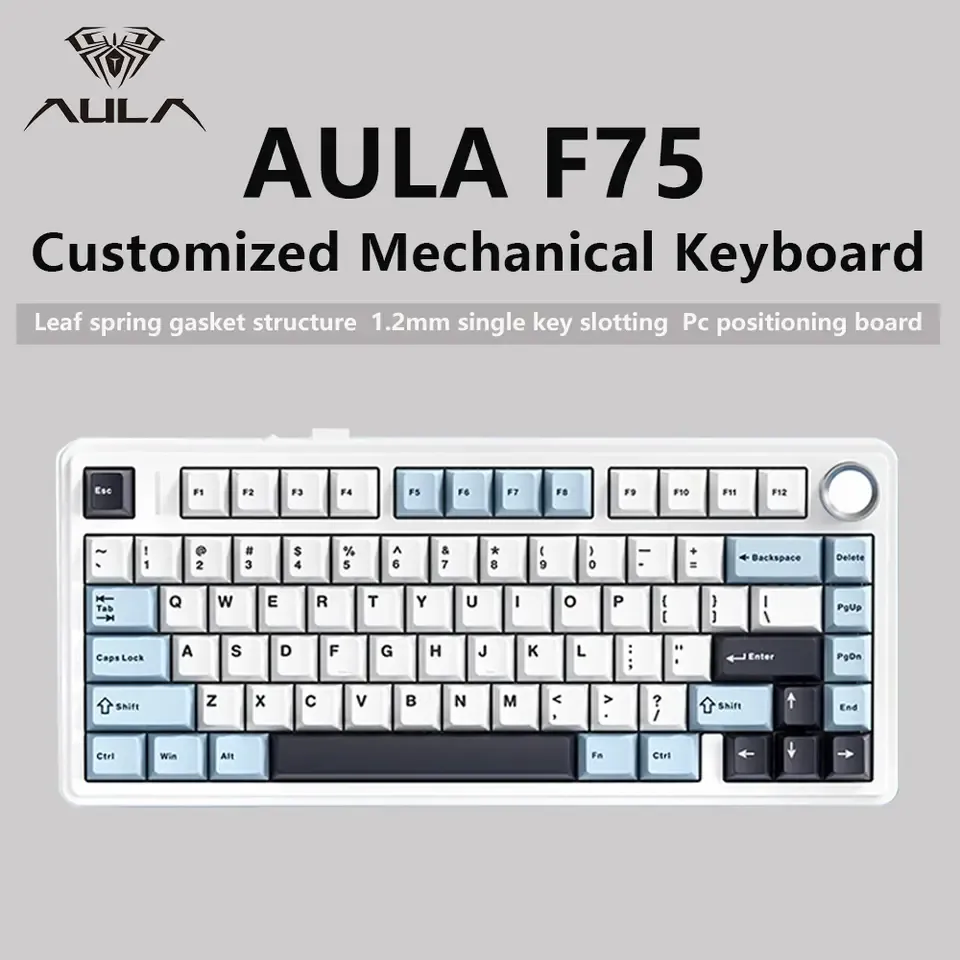 AULA F75 Teclado mecânico sem fio Gaming