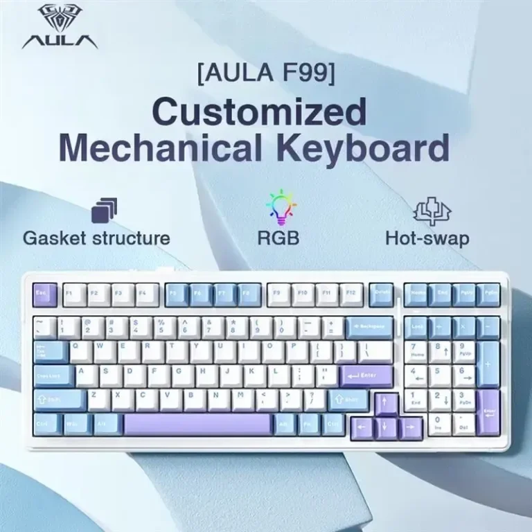 Aula f99 teclado mecânico para jogos